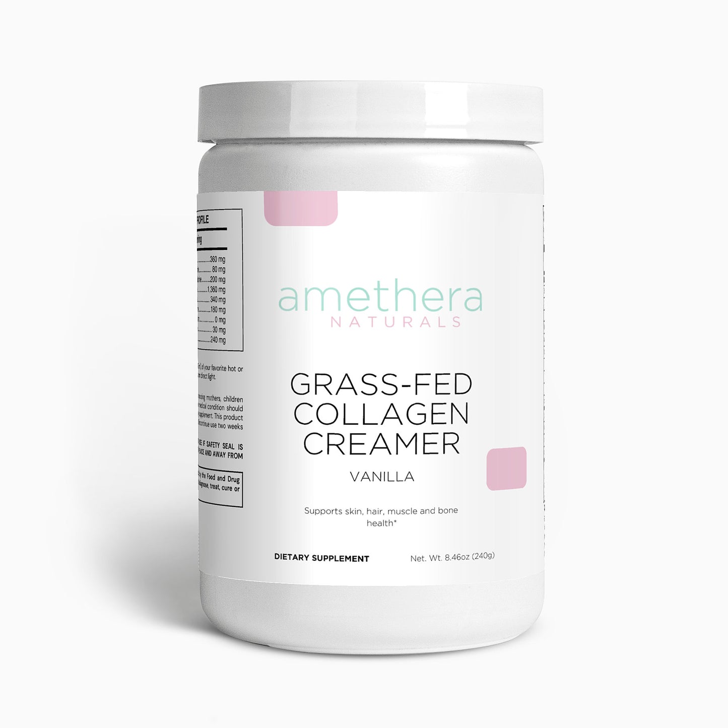 Grass-Fed Collagen Creamer (Vanilla)
