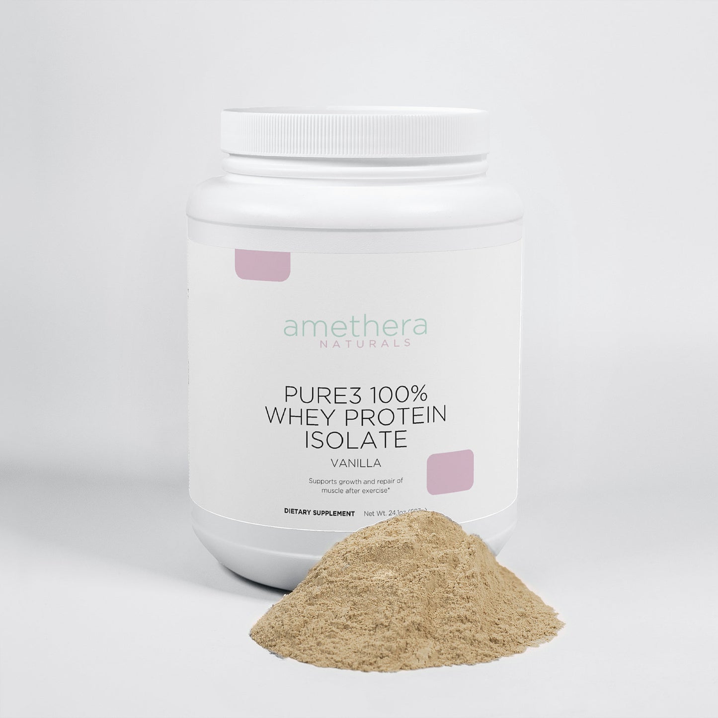 Pure3 100% Whey Protein Isolate (Vanilla)